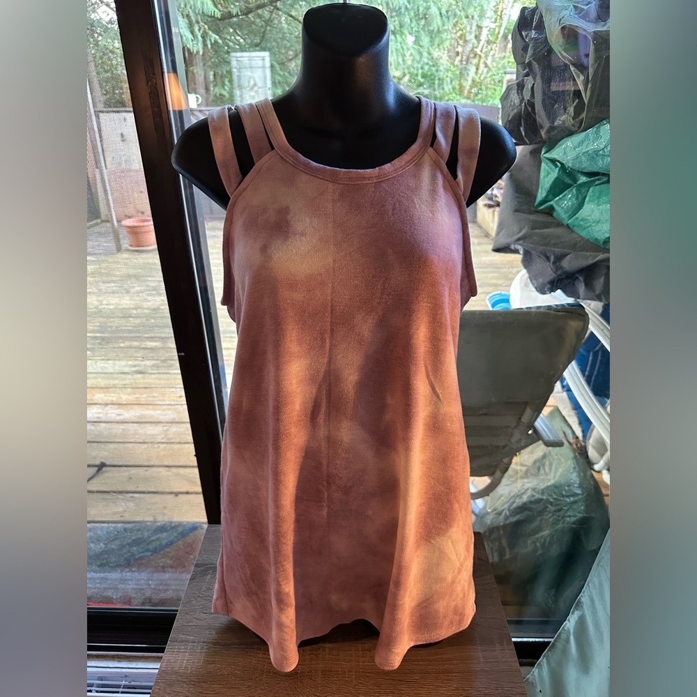 7th Ray tie dye tank top